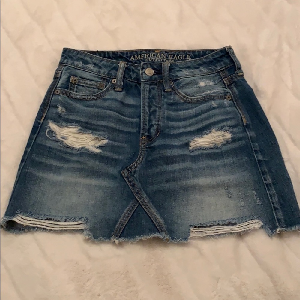 jean skirt